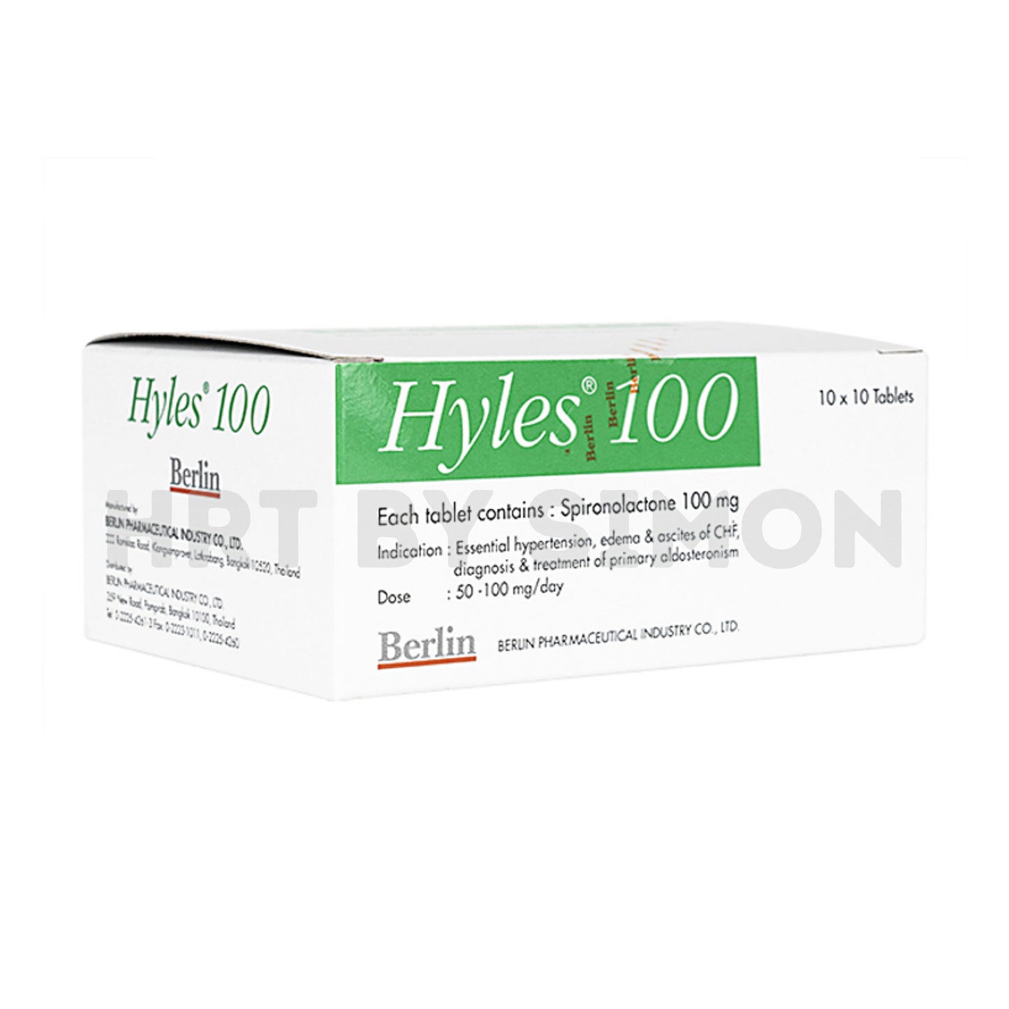 HYLES 100MG (Spironolactone)