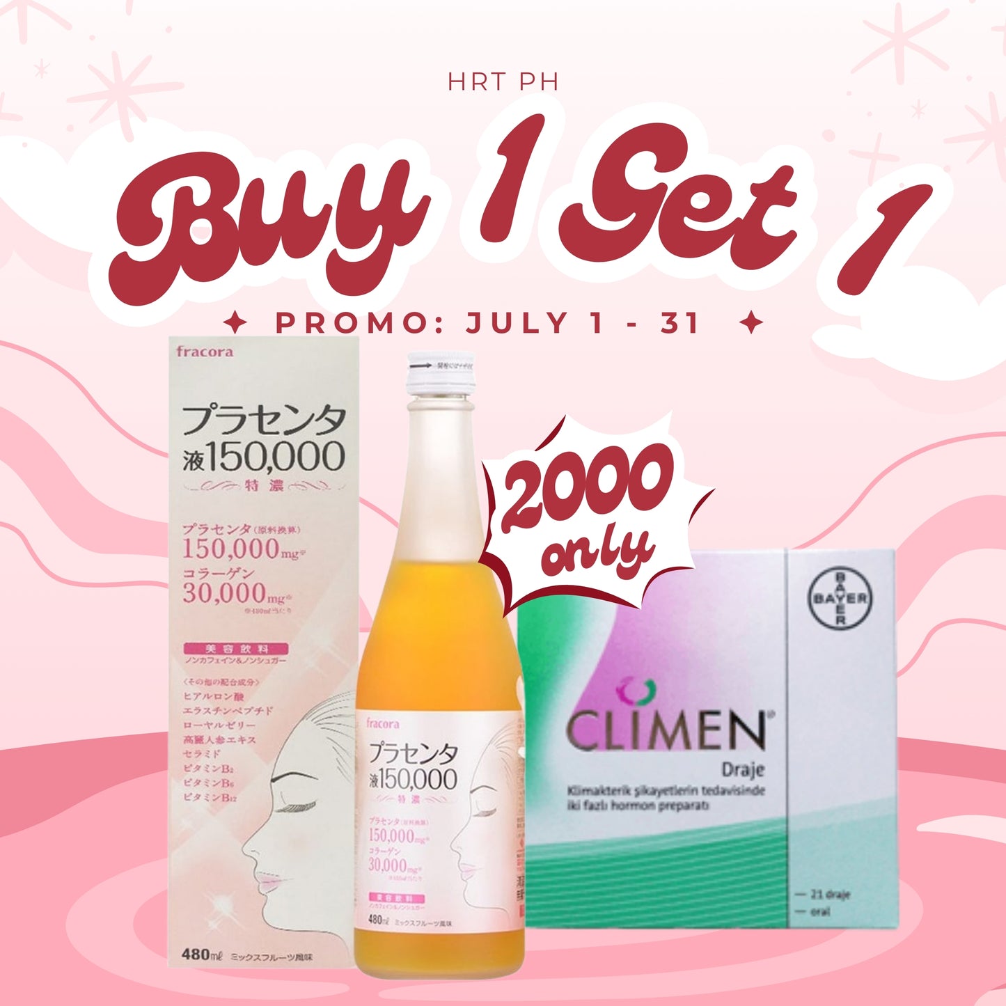 Z Buy 1 Get 1 Free Fracora and Climen